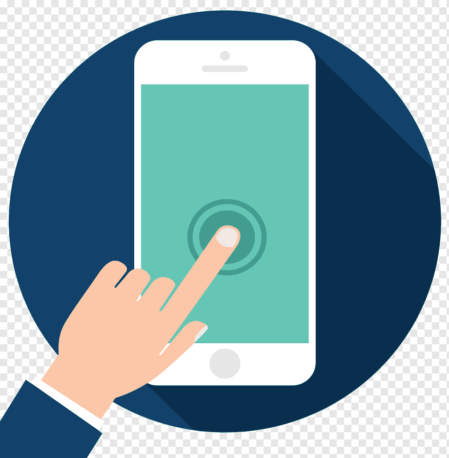 png-transparent-mobile-app-euclidean-icon-click-the-ppt-phone-material-blue-gadget-hand.png