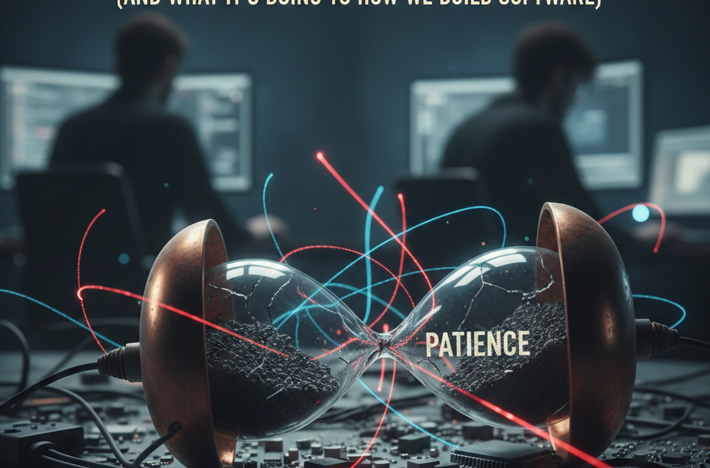 The Quiet Death of Patience (And What It’s Doing to How We Build Software)