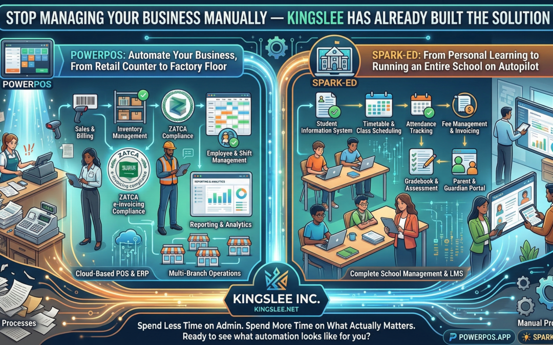 Stop Managing Your Business Manually — Kingslee Has Already Built the Solution